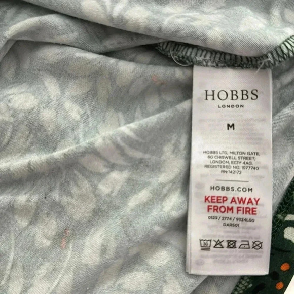 Hobbs London green petals tunic size Medium - Picture 6 of 6
